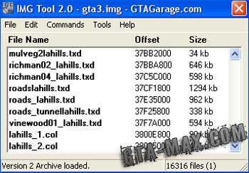 IMGTool 2.0 для GTA San Andreas
