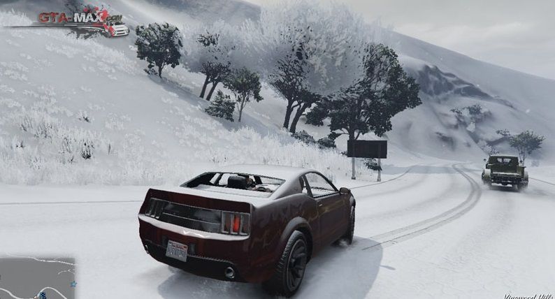 GTA V Online Snow Mod(Зимний мод для GTA 5)