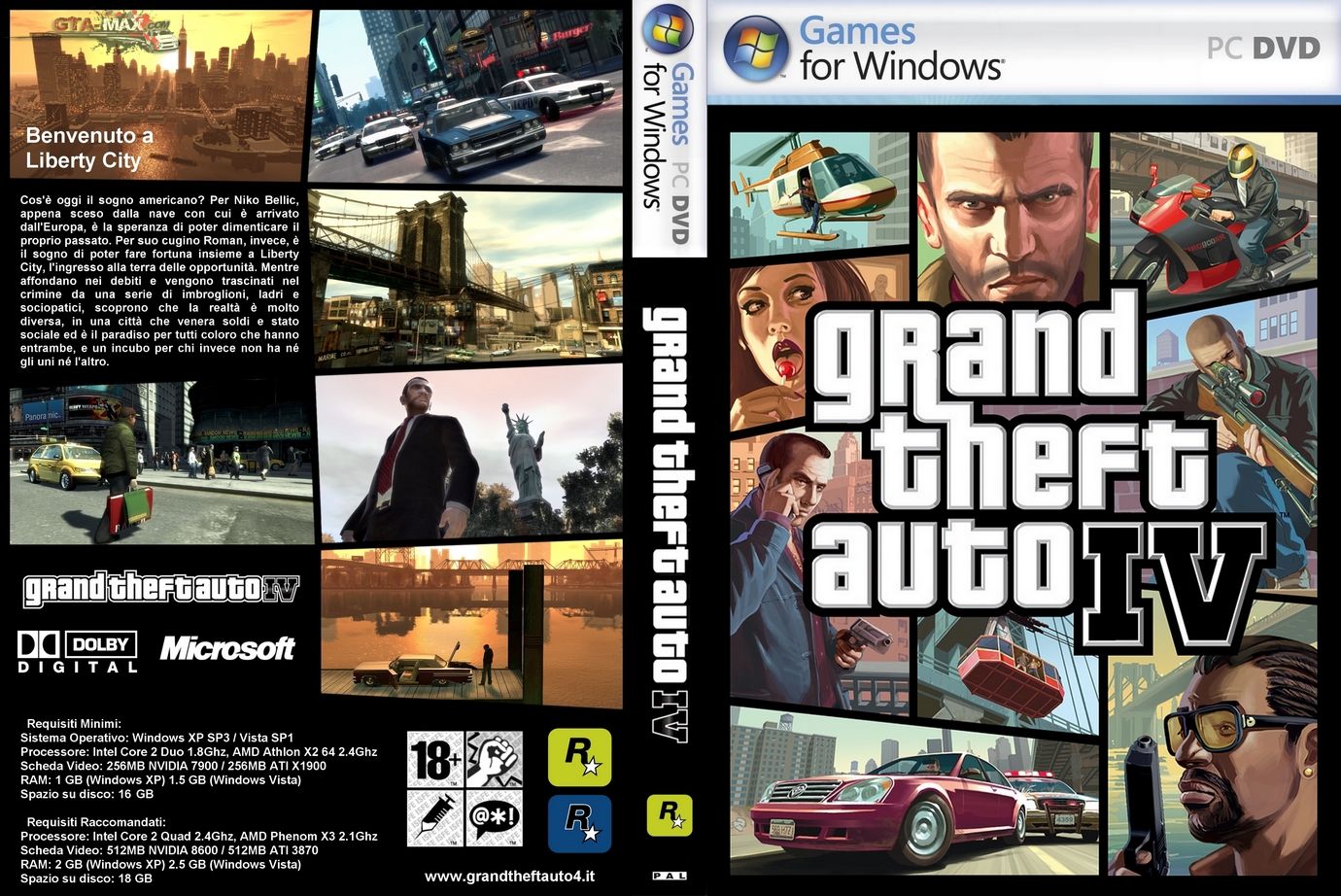 Скачать  GTA 4 / Grand Theft Auto 4 Real Mod Final Edition (2014) через торрент