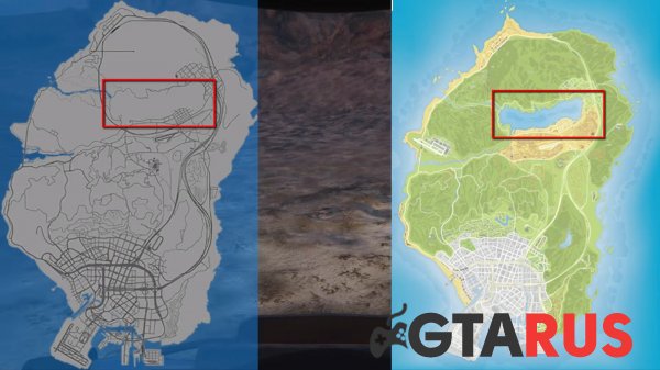 Первоначальная карта GTA 5