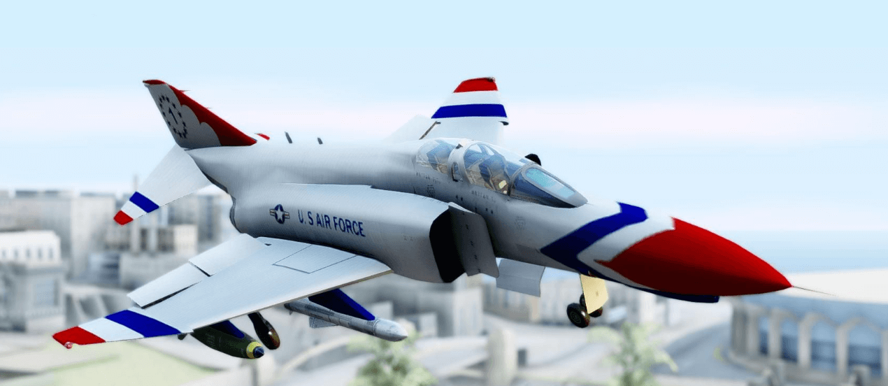 Самолет F-4 Phantom II Thunderbirds для GTA San Andreas