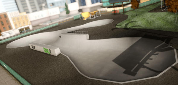 Больница и скейт-парк для GTA San Andreas