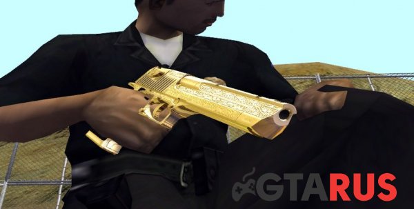 GOLD DESERT EAGLE для GTA San Anderas